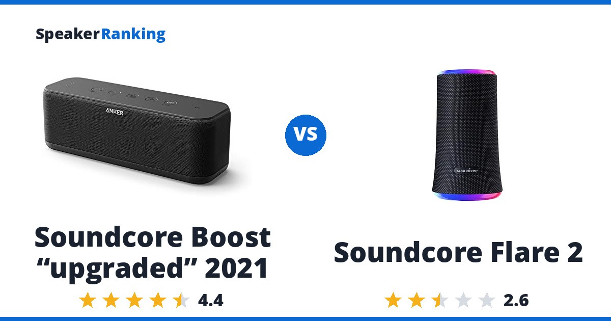 Soundcore Boost “upgraded” 2021 vs Soundcore Flare 2