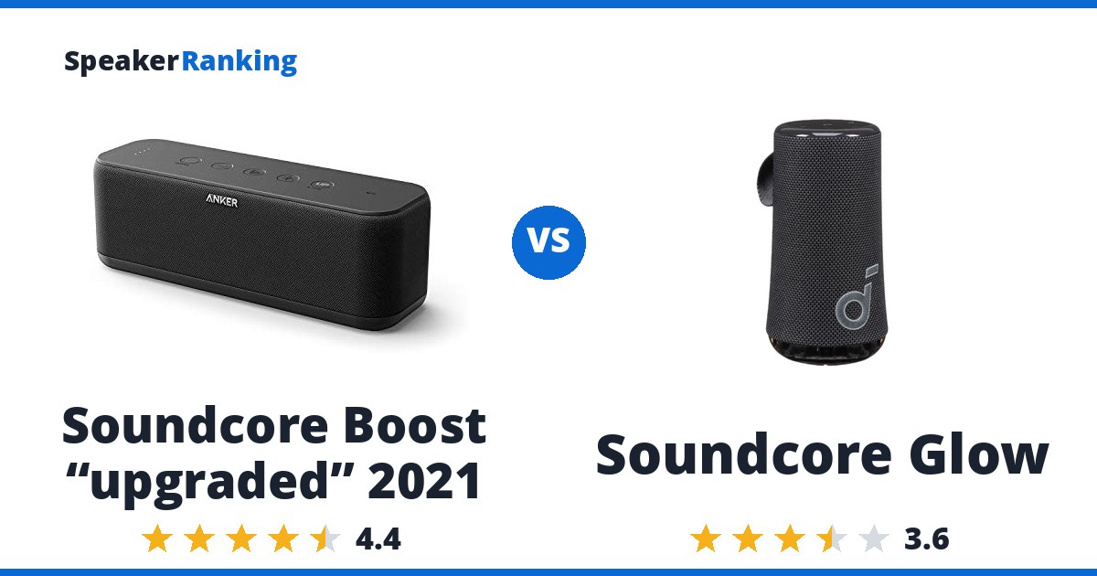 Soundcore Boost “upgraded” 2021 vs Soundcore Glow