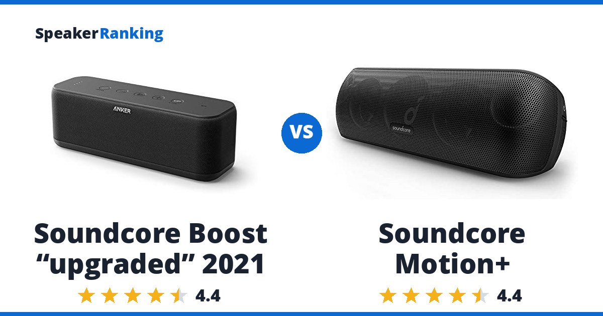 Soundcore Boost “upgraded” 2021 vs Soundcore Motion+