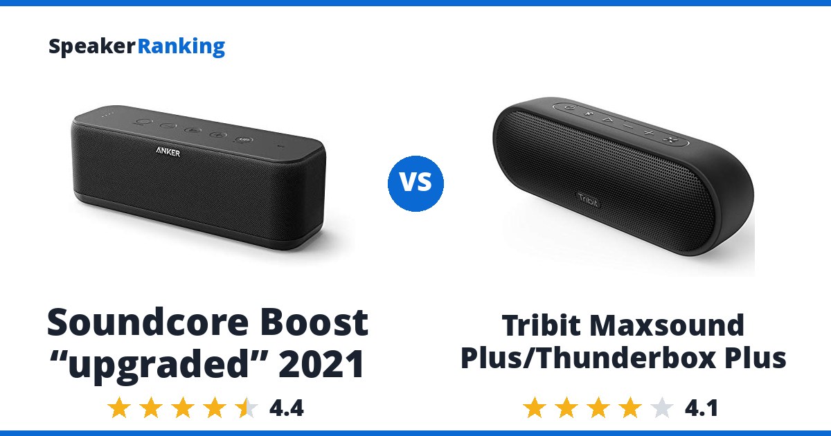 Soundcore Boost “upgraded” 2021 vs Tribit Maxsound Plus/Thunderbox Plus