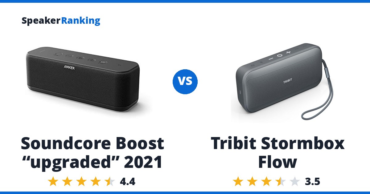 Soundcore Boost “upgraded” 2021 vs Tribit Stormbox Flow