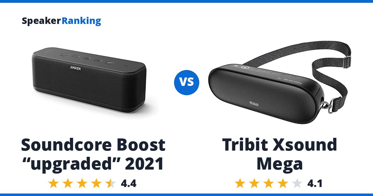 Soundcore Boost “upgraded” 2021 vs Tribit Xsound Mega