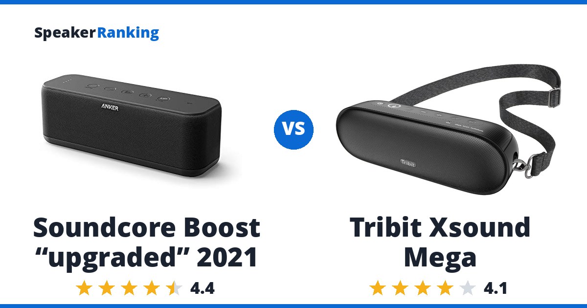 Soundcore Boost “upgraded” 2021 vs Tribit Xsound Mega