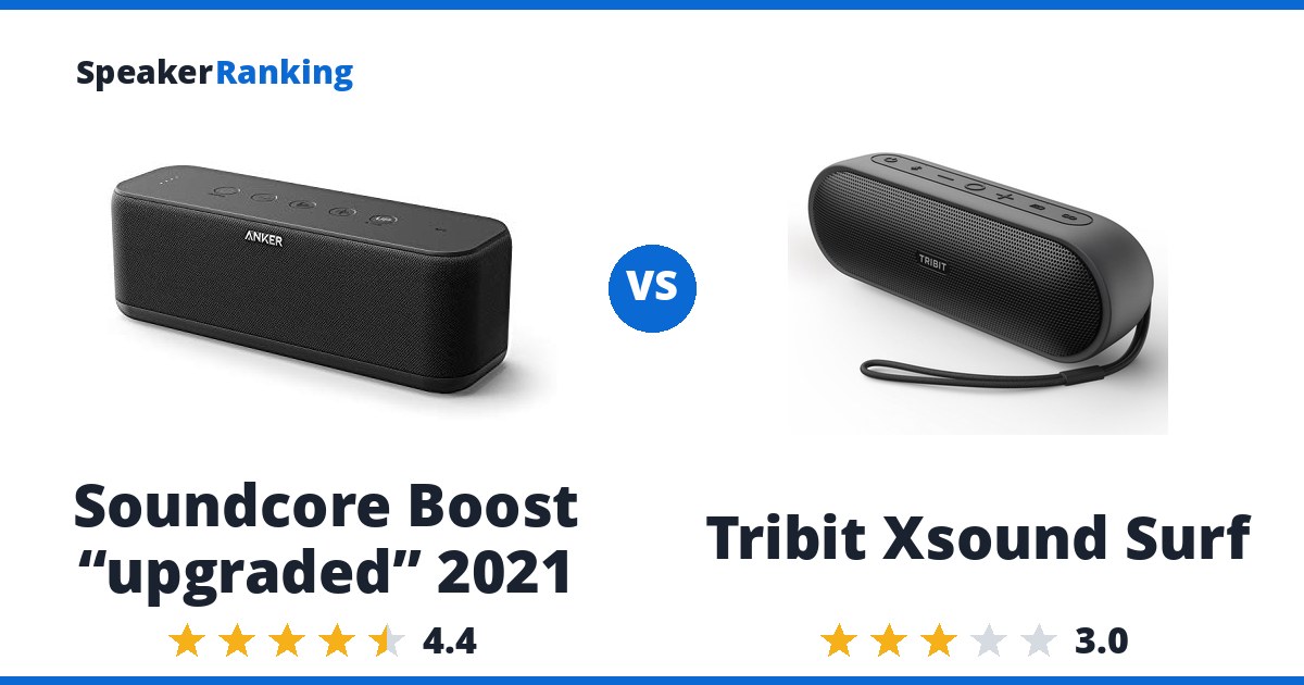 Soundcore Boost “upgraded” 2021 vs Tribit Xsound Surf