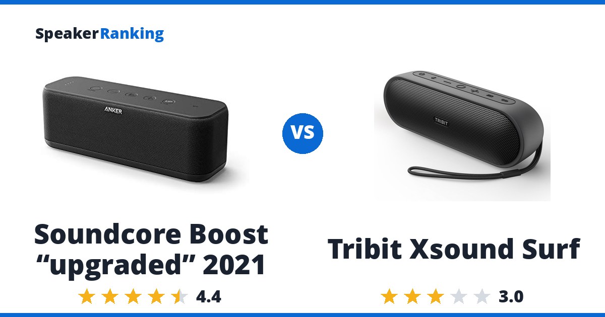 Soundcore Boost “upgraded” 2021 vs Tribit Xsound Surf