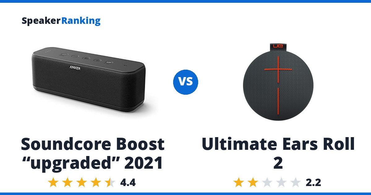 Soundcore Boost “upgraded” 2021 vs Ultimate Ears Roll 2