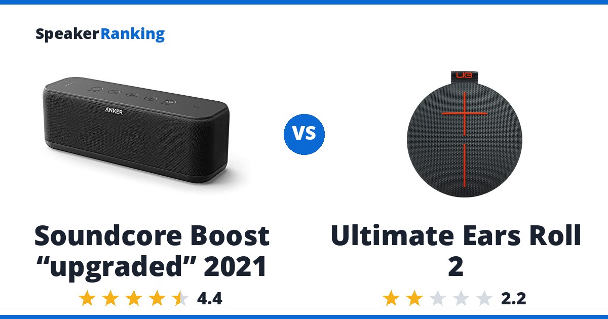 Soundcore Boost “upgraded” 2021 vs Ultimate Ears Roll 2