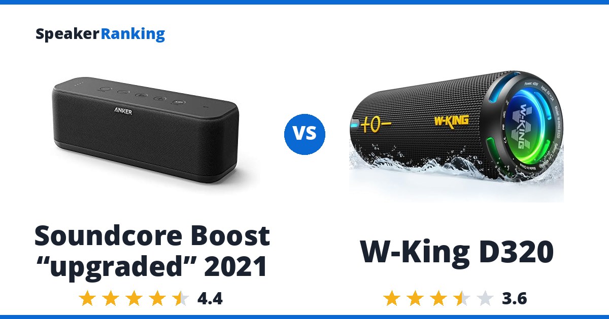 Soundcore Boost “upgraded” 2021 vs W-King D320
