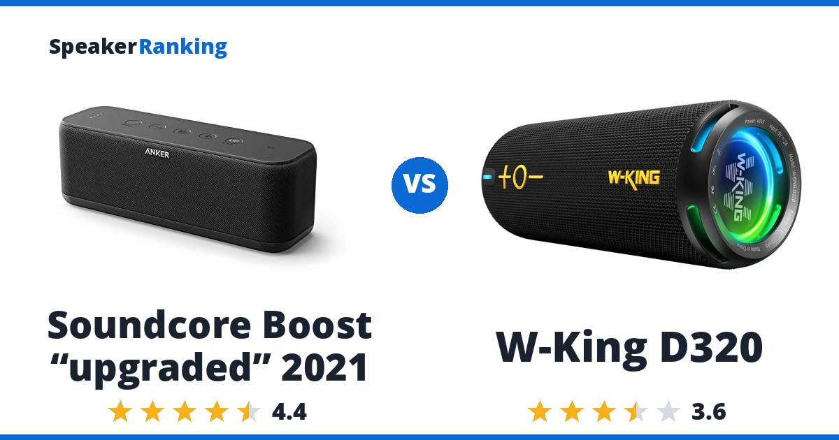 Soundcore Boost “upgraded” 2021 vs W-King D320