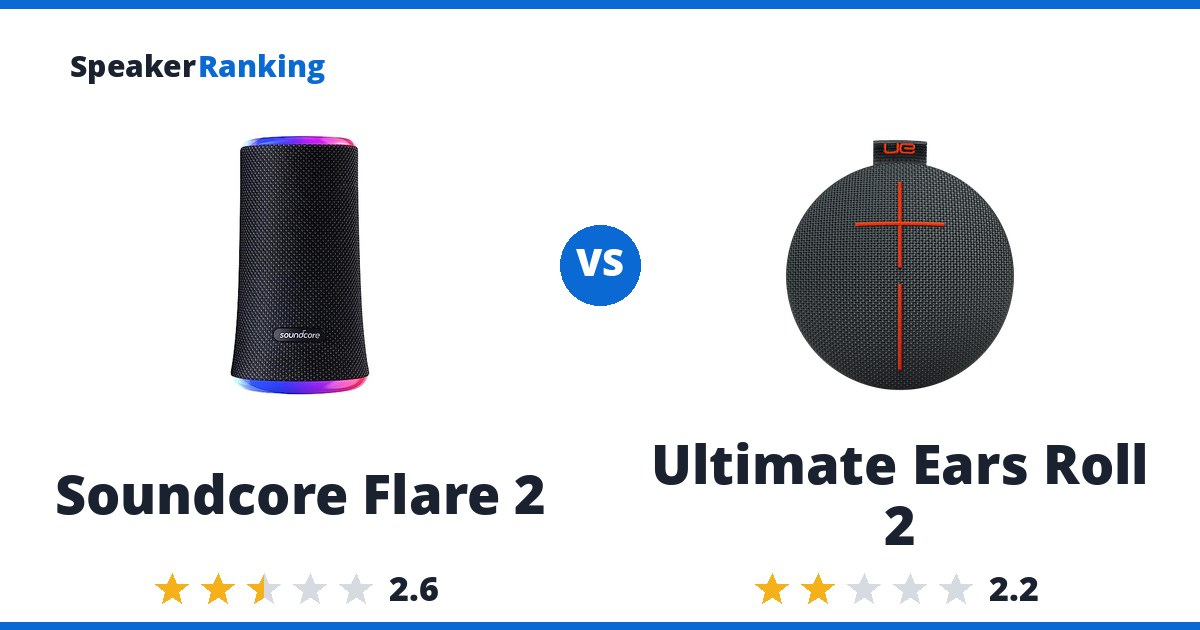 Soundcore Flare 2 vs Ultimate Ears Roll 2