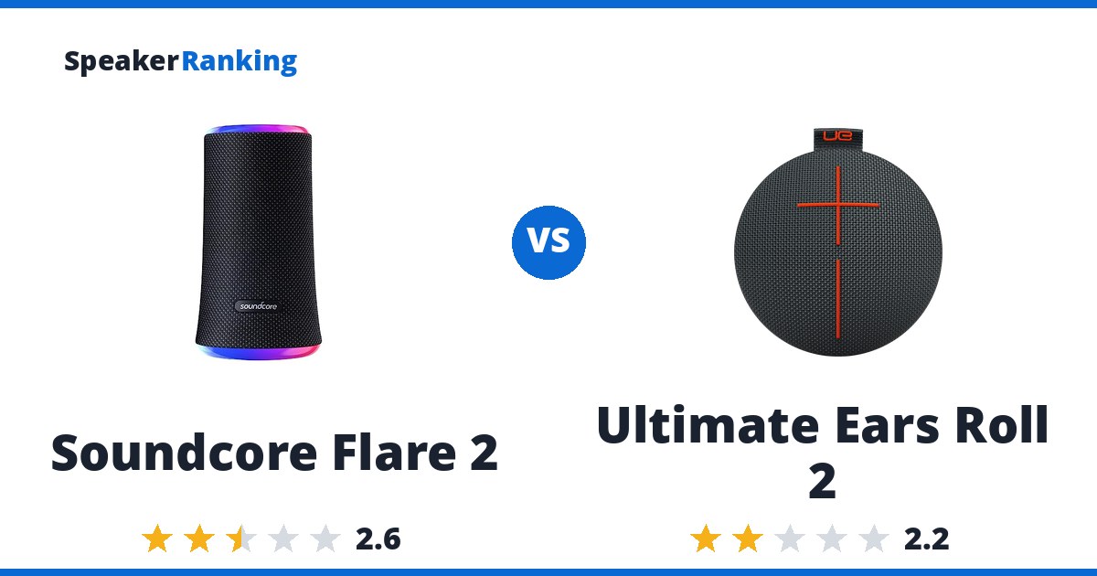 Soundcore Flare 2 vs Ultimate Ears Roll 2