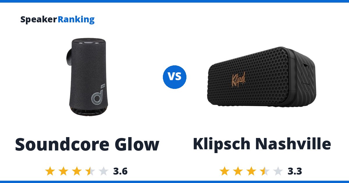 Soundcore Glow vs Klipsch Nashville
