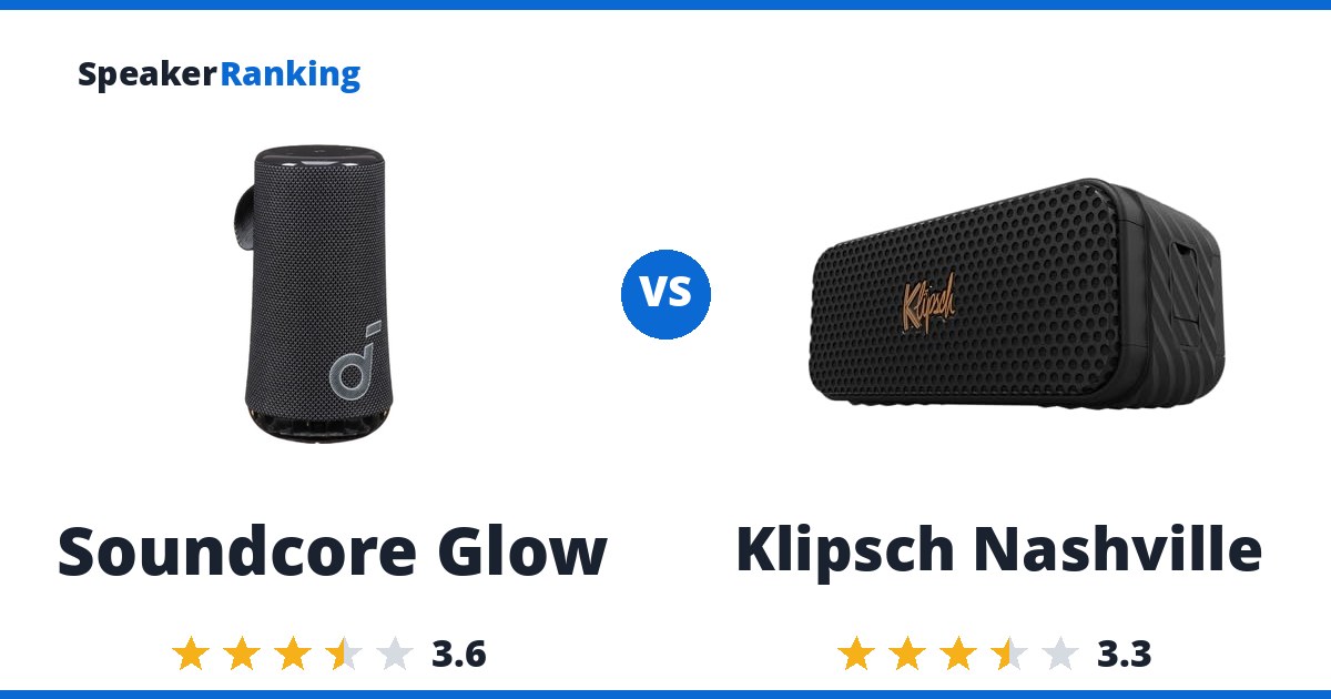 Soundcore Glow vs Klipsch Nashville
