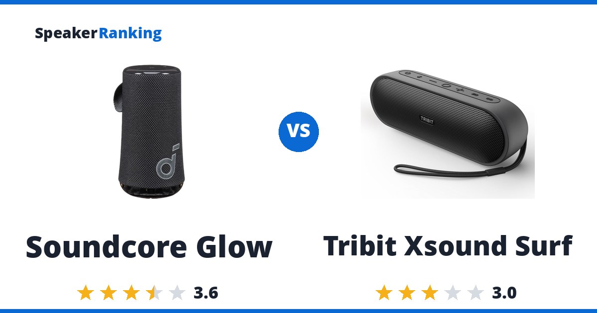 Soundcore Glow vs Tribit Xsound Surf