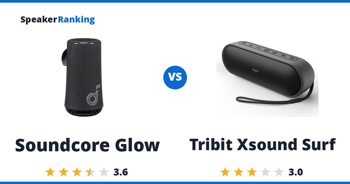 Soundcore Glow vs Tribit Xsound Surf