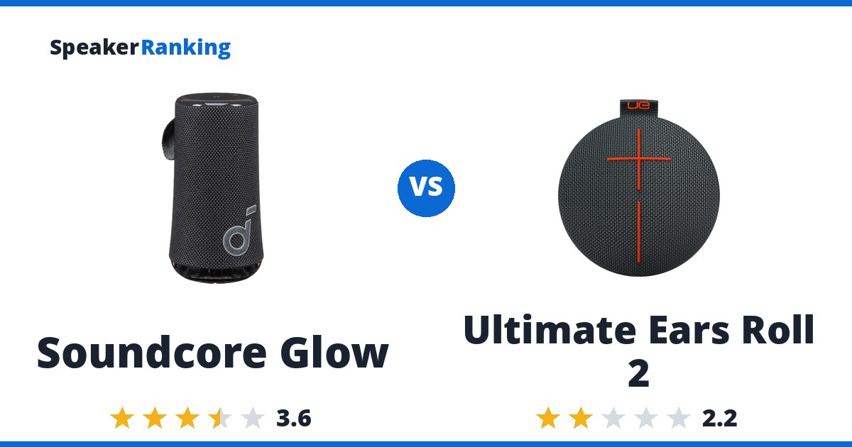 Soundcore Glow vs Ultimate Ears Roll 2