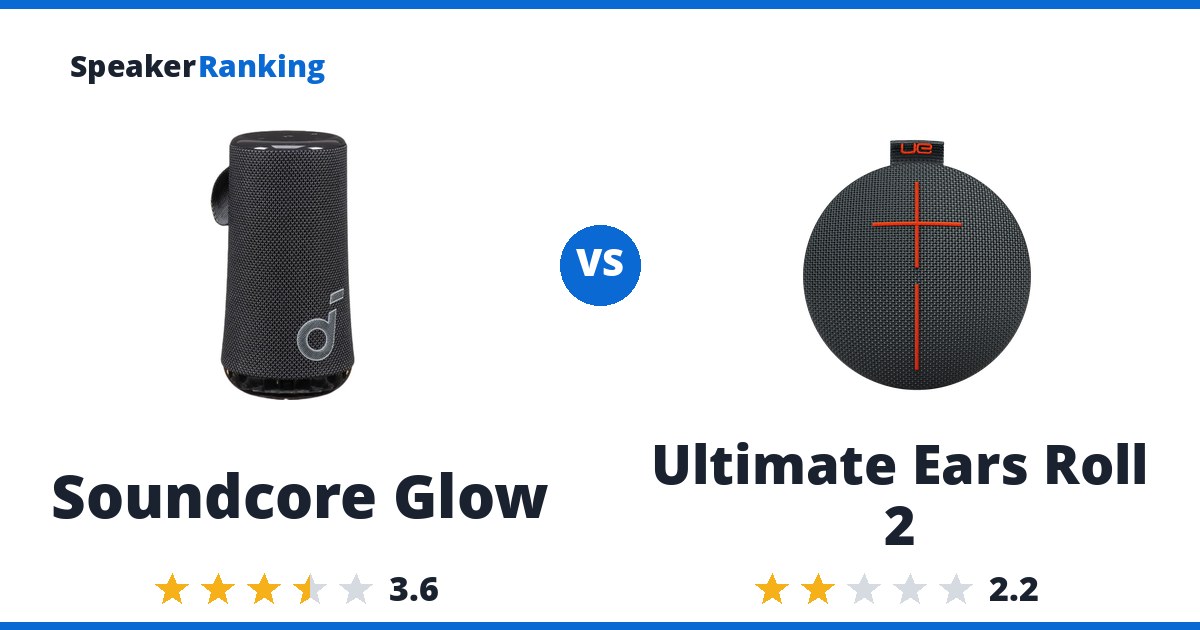 Soundcore Glow vs Ultimate Ears Roll 2