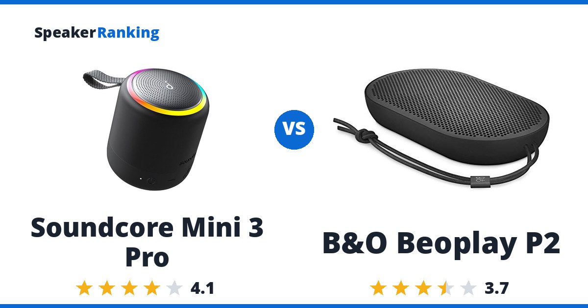 Soundcore Mini 3 Pro vs B&O Beoplay P2