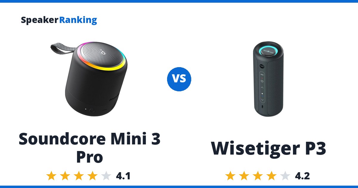 Soundcore Mini 3 Pro vs Wisetiger P3