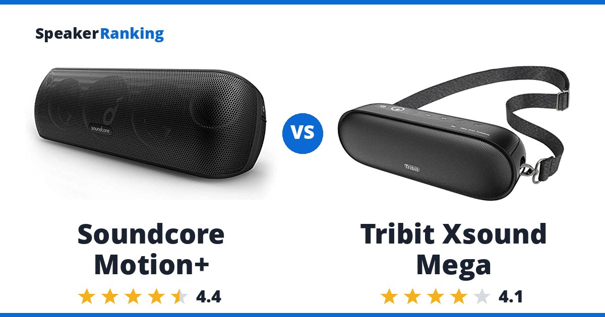 Soundcore Motion+ vs Tribit Xsound Mega