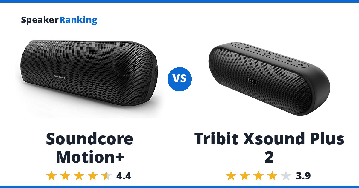 Soundcore Motion+ vs Tribit Xsound Plus 2