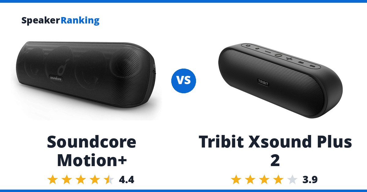 Soundcore Motion+ vs Tribit Xsound Plus 2