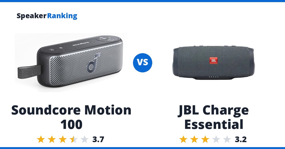 Soundcore Motion 100 vs JBL Charge Essential