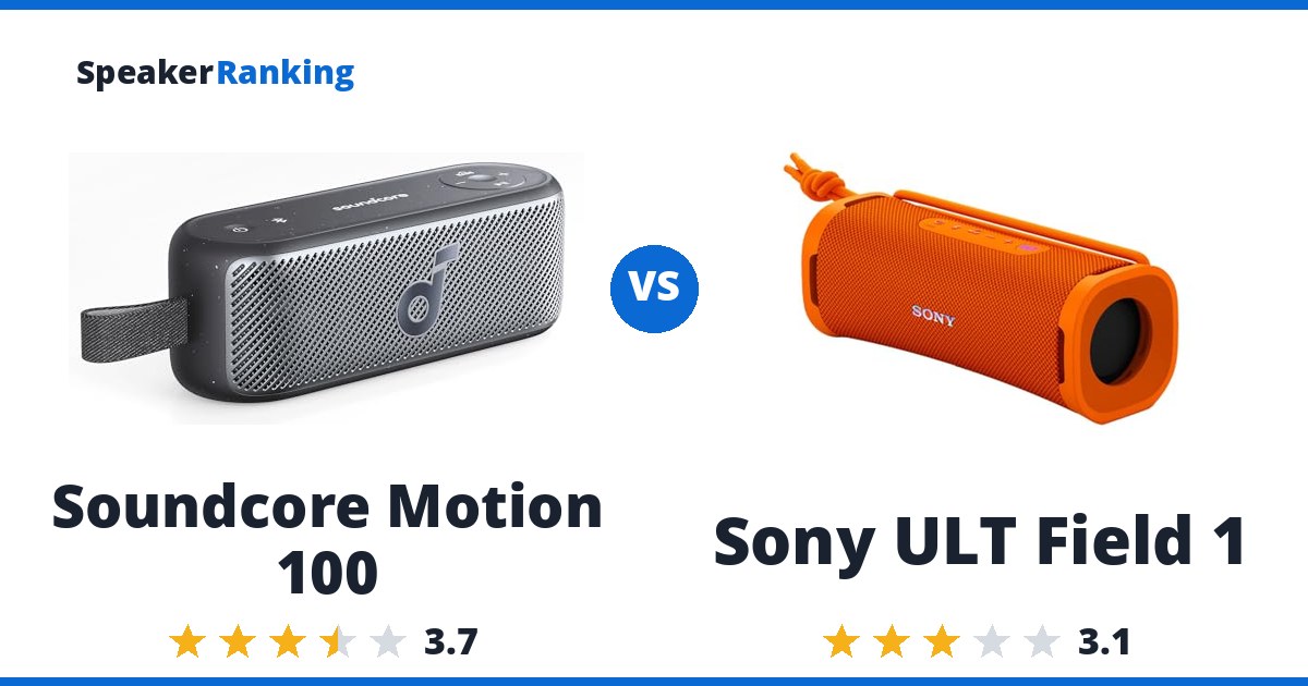 Soundcore Motion 100 vs Sony ULT Field 1