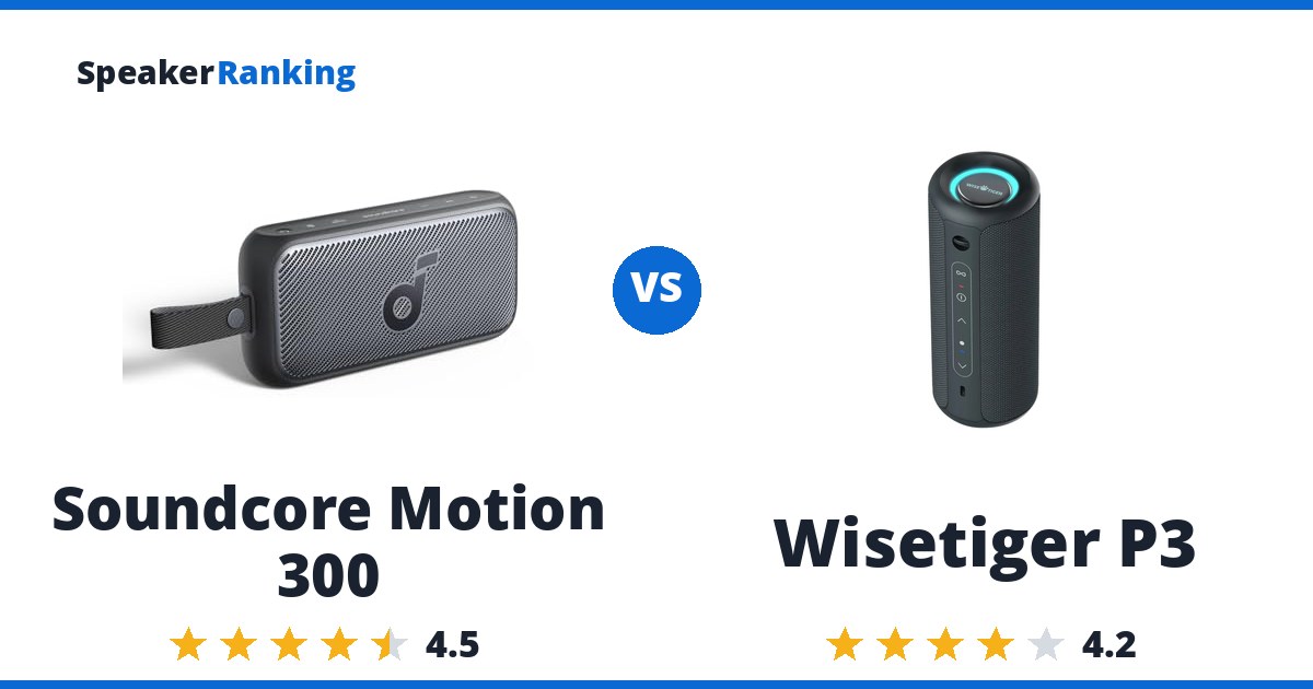 Soundcore Motion 300 vs Wisetiger P3