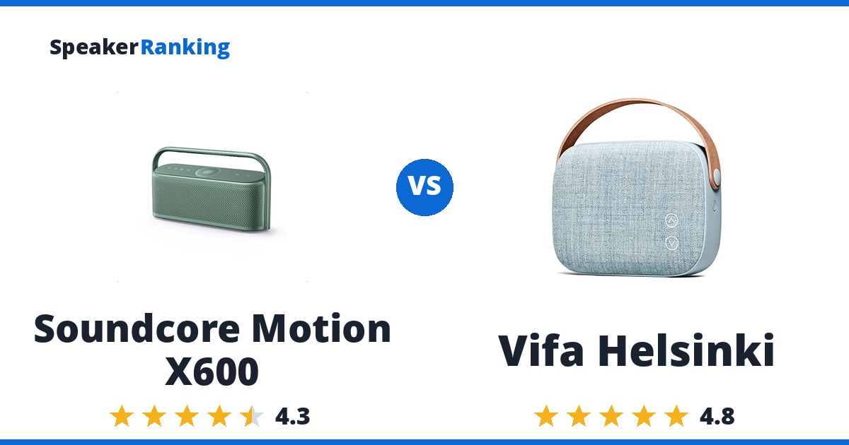 Soundcore Motion X600 vs Vifa Helsinki