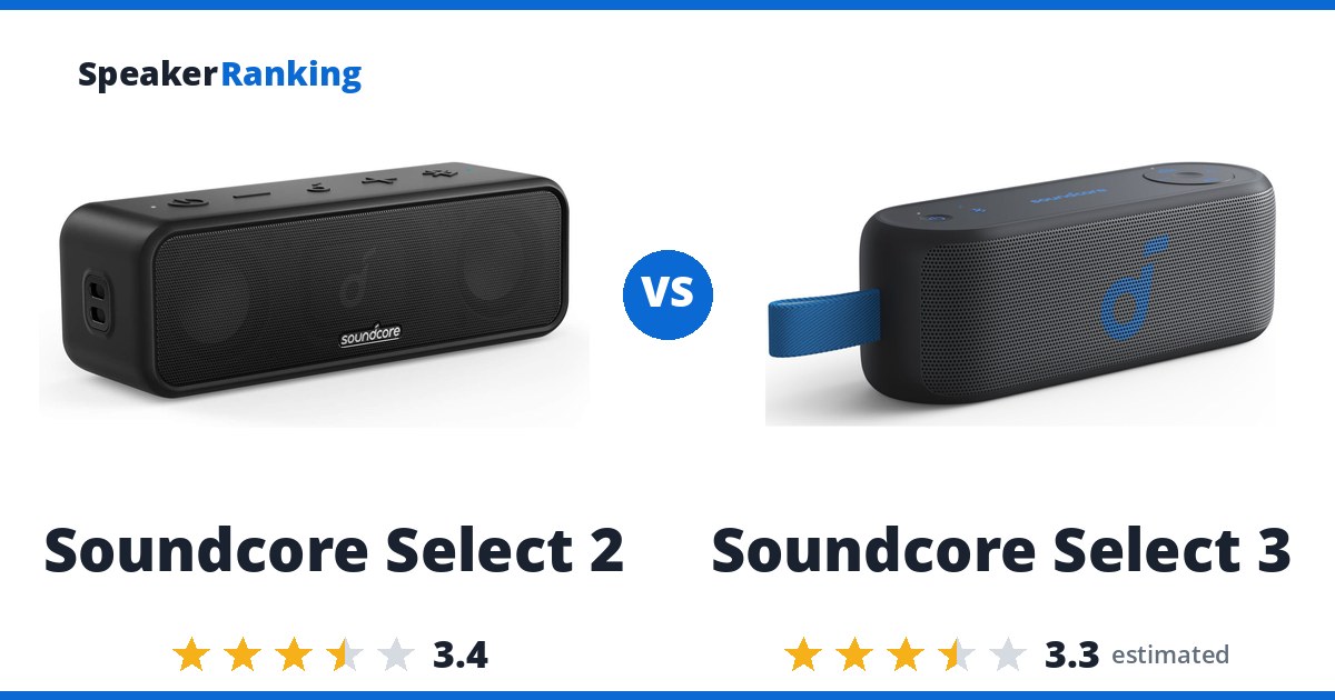 Soundcore Select 2 vs Soundcore Select 3