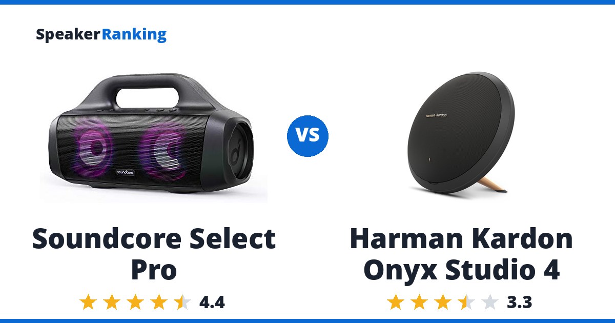 Soundcore Select Pro vs Harman Kardon Onyx Studio 4