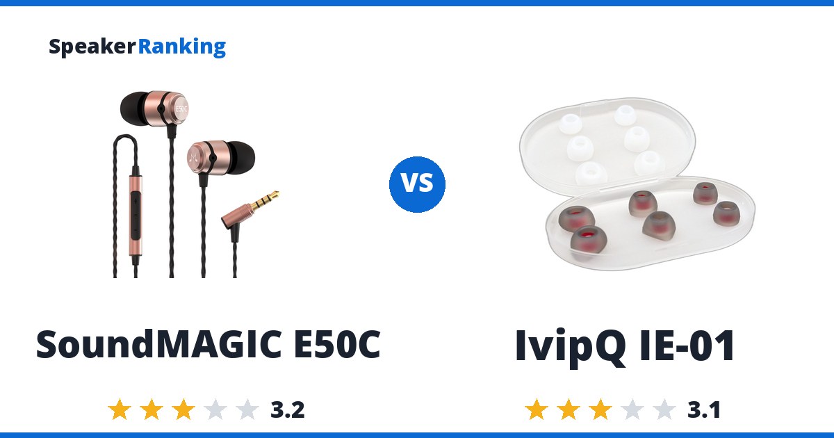 SoundMAGIC E50C vs IvipQ IE-01