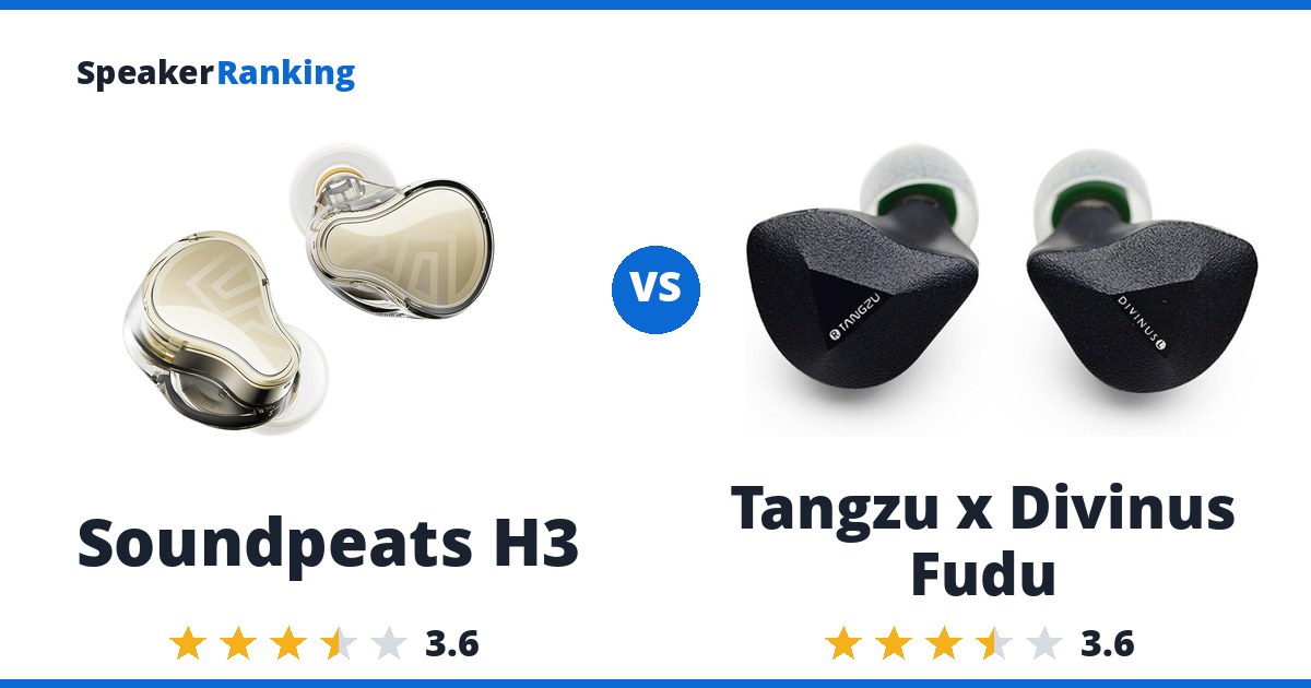 Soundpeats H3 vs Tangzu x Divinus Fudu