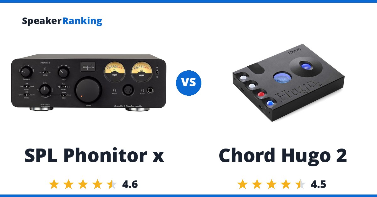 SPL Phonitor x vs Chord Hugo 2