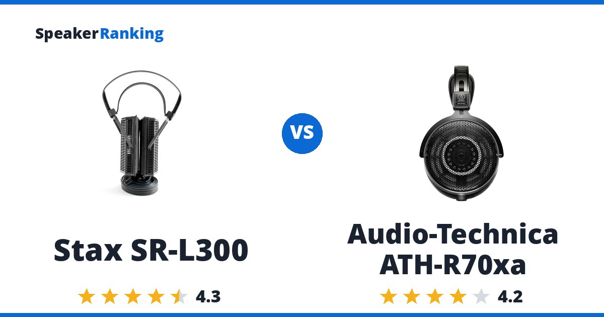 Stax SR-L300 vs Audio-Technica ATH-R70xa