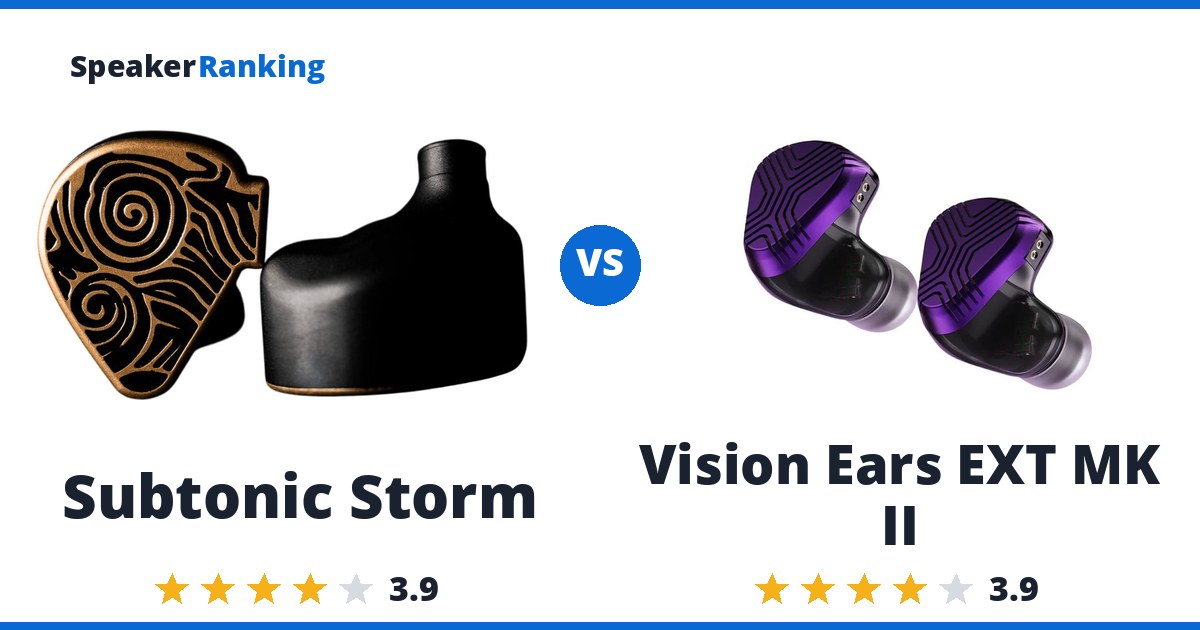 Subtonic Storm vs Vision Ears EXT MK II
