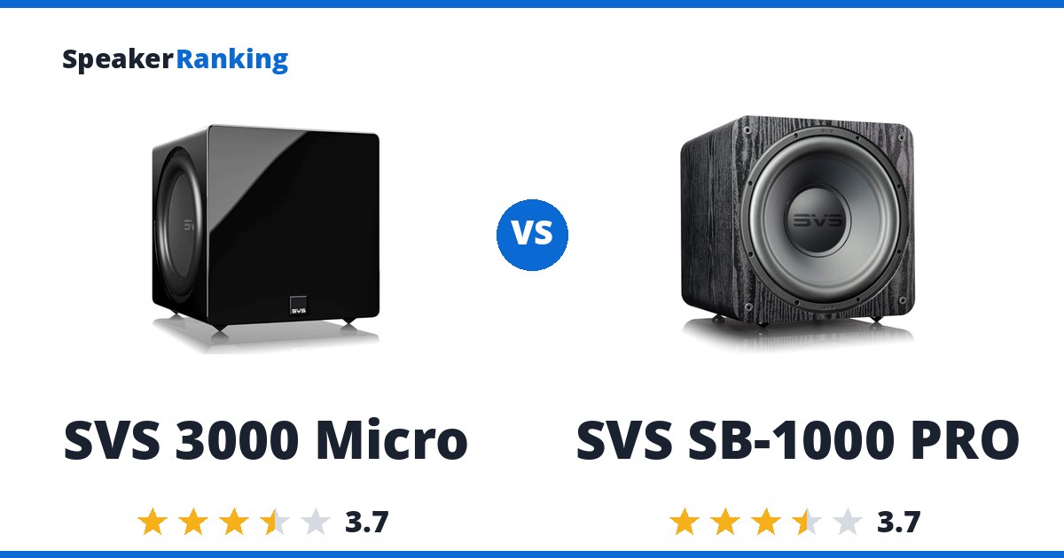 SVS 3000 Micro vs SVS SB-1000 PRO