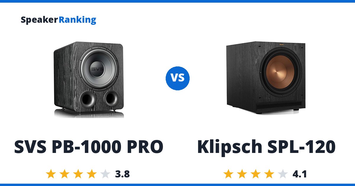 SVS PB-1000 PRO vs Klipsch SPL-120
