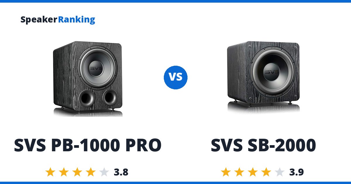SVS PB-1000 PRO vs SVS SB-2000