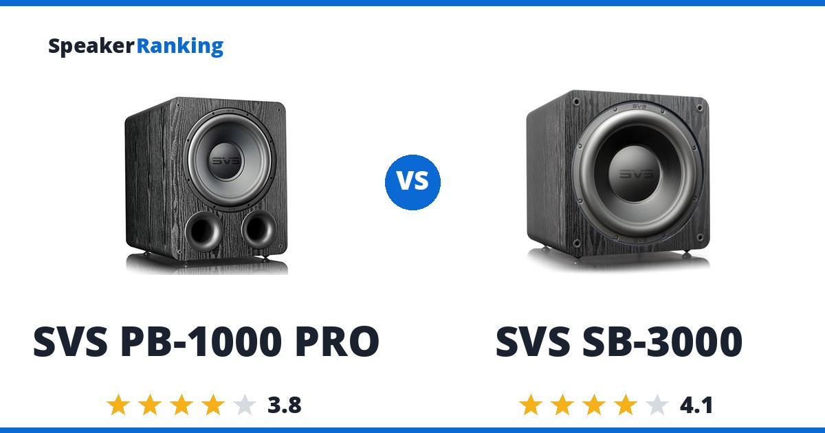 SVS PB-1000 PRO vs SVS SB-3000