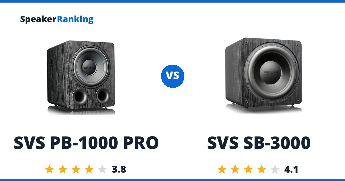 SVS PB-1000 PRO vs SVS SB-3000