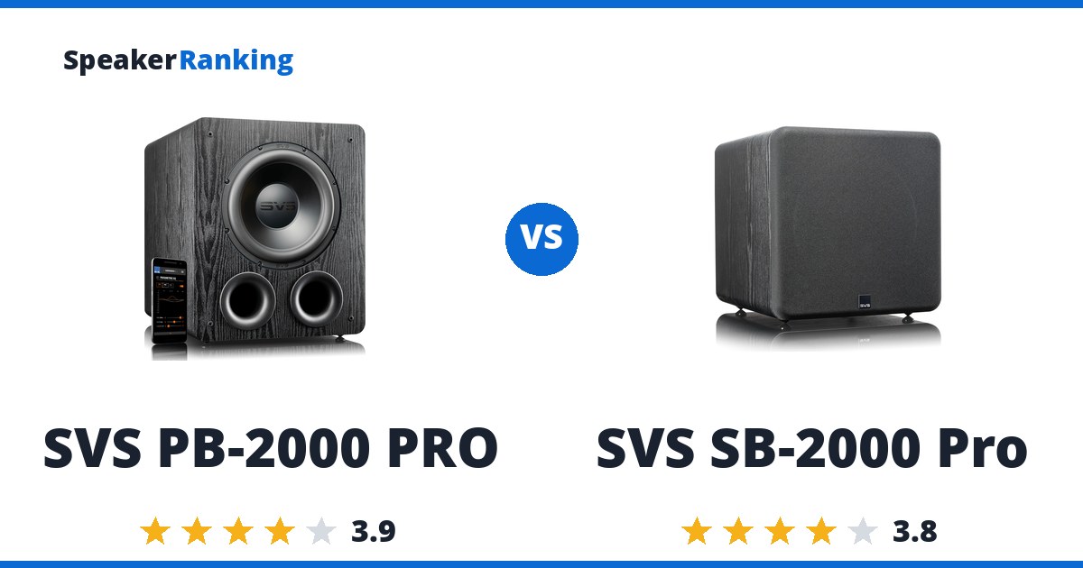 SVS PB-2000 PRO vs SVS SB-2000 Pro