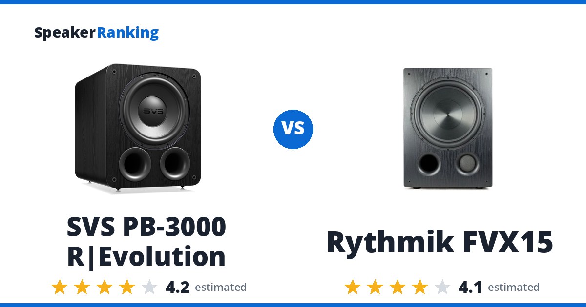 SVS PB-3000 R|Evolution vs Rythmik FVX15