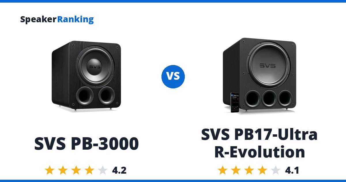 SVS PB-3000 vs SVS PB17-Ultra R-Evolution