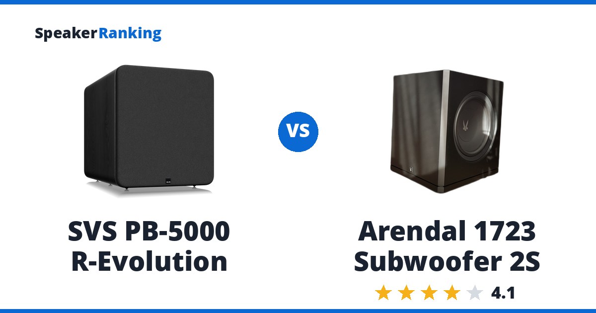 SVS PB-5000 R-Evolution vs Arendal 1723 Subwoofer 2S