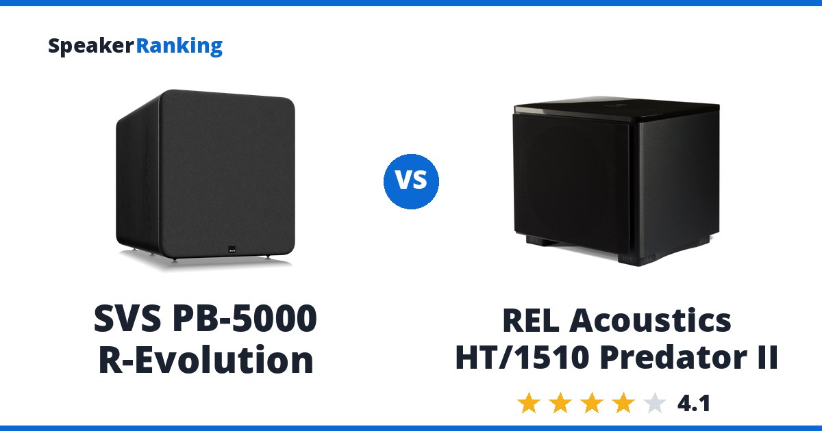 SVS PB-5000 R-Evolution vs REL Acoustics HT/1510 Predator II