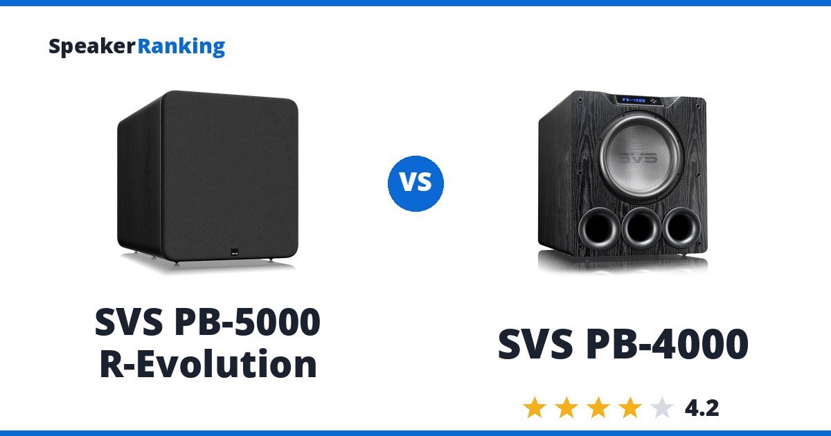 SVS PB-5000 R-Evolution vs SVS PB-4000