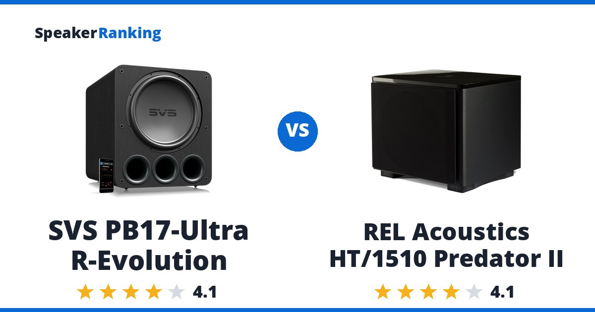 SVS PB17-Ultra R-Evolution vs REL Acoustics HT/1510 Predator II