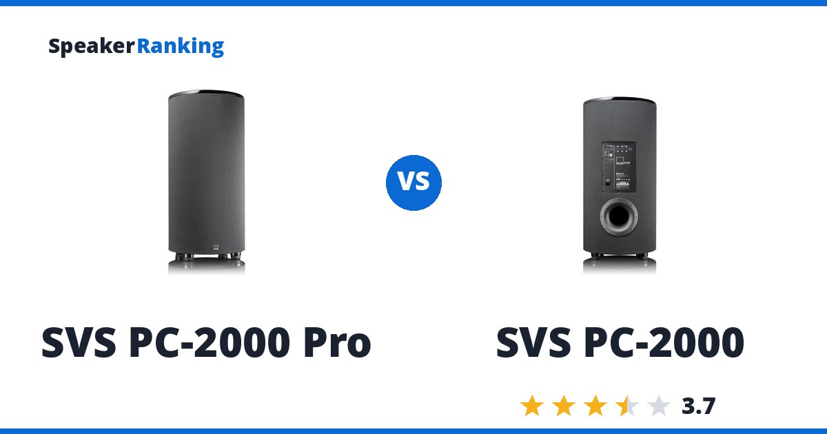 SVS PC-2000 Pro vs SVS PC-2000